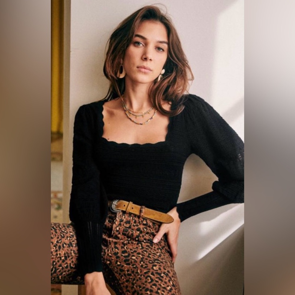 Sezane Ronnie Jumper - Black Large